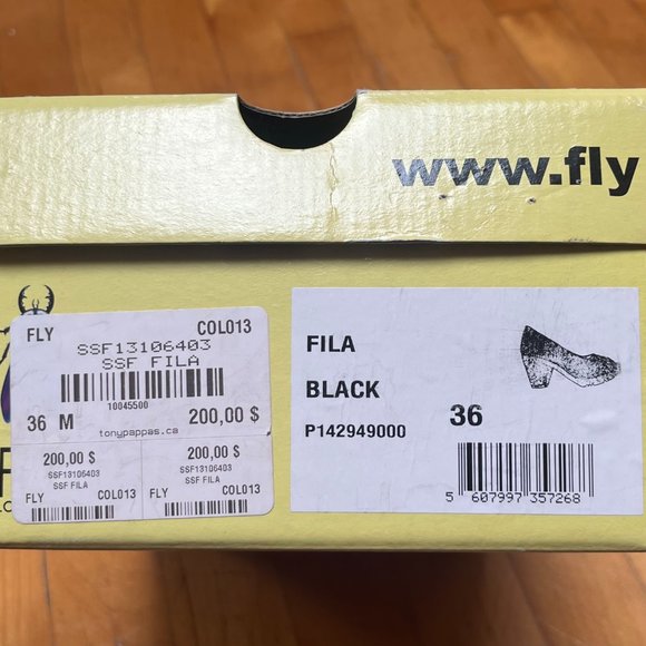 Fly London - Open toe black shoes - Size 36 - Picture 7 of 7